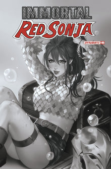 Immortal Red Sonja #5 F 1:10 Leirix Li B&W Variant (08/17/2022) Dynamite