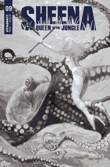 Sheena Queen Jungle #9 I 1:30 Suydam B&W Variant (09/07/2022) Dynamite