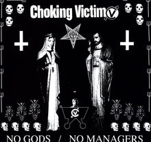 the album cover for Choking Victim - No Gods No Managers