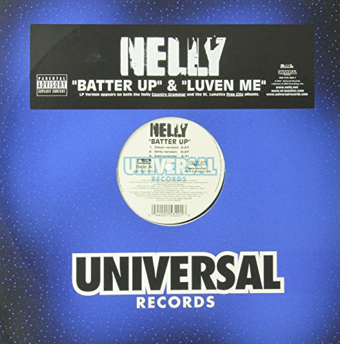 the album cover for Nelly - Batter Up