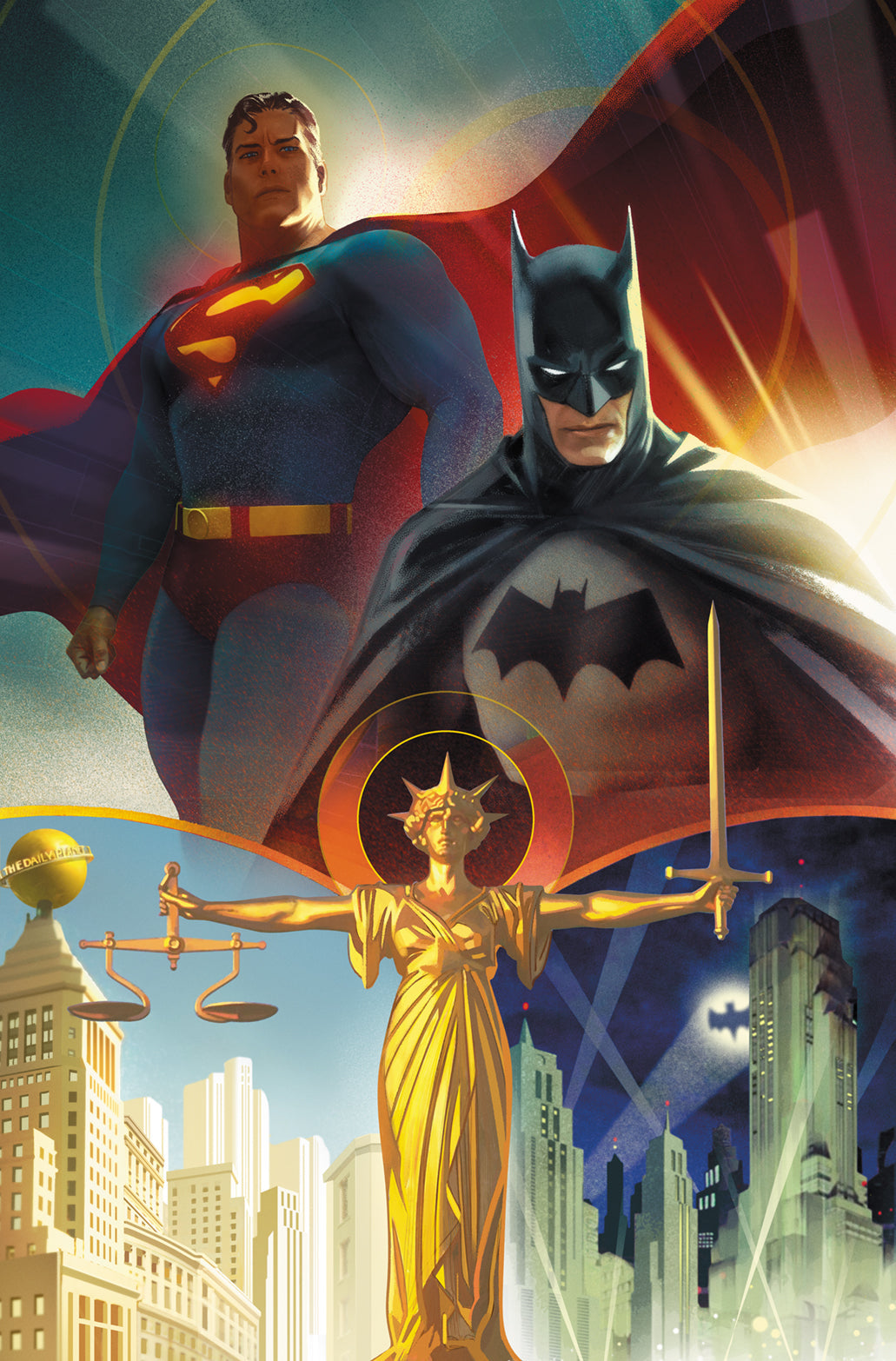 Batman Superman Worlds Finest #7 B Joshua Middleton Card Stock Variant (09/20/2022) Dc