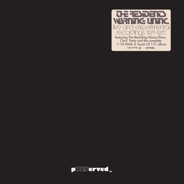 Warning: Uninc.: Live & Experimental Recordings 1971-1972 (2LP)