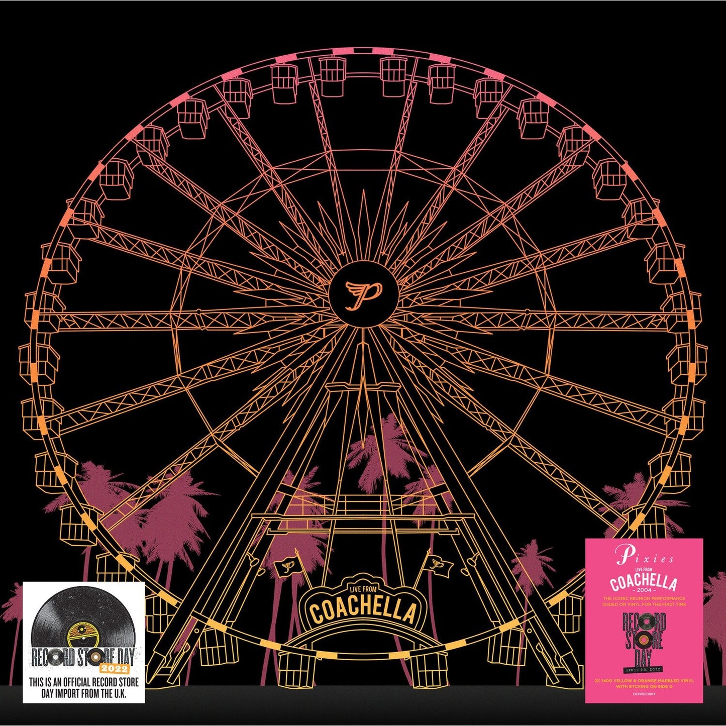 Live At Coachella 2004 (140G/Orange & Yellow Marbled LP Vinyl/Etching D-Side)