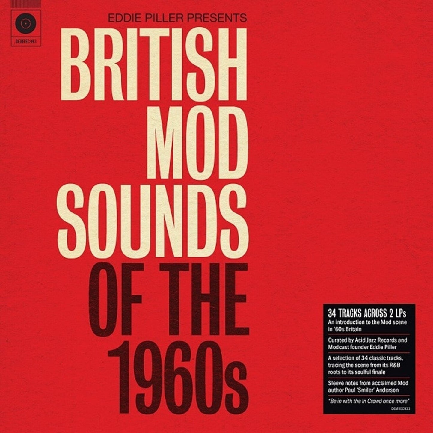 Eddie Piller Presents - British Mod Sounds Of The 1960S (140G/2LP)