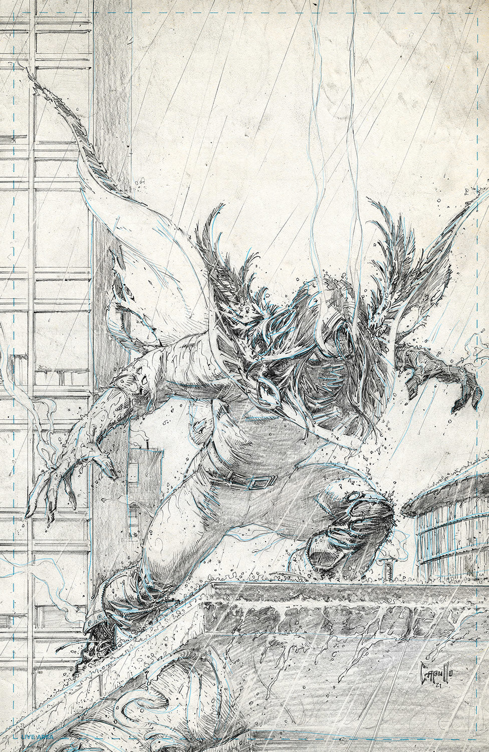 Vanish #1 I 1:200 Greg Capullo Raw Variant (Mr) (09/21/2022) Image