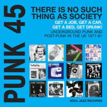 Various Artists - Punk 45: There's No Such Thing As Society (2LP/Coloured Vinyl)