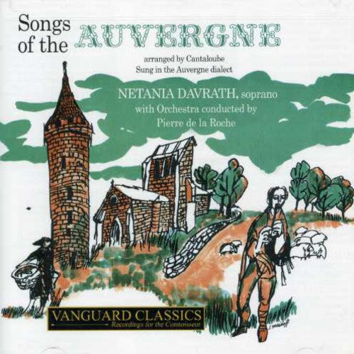the album cover for Natania Davrath - Songs of the Auvergne