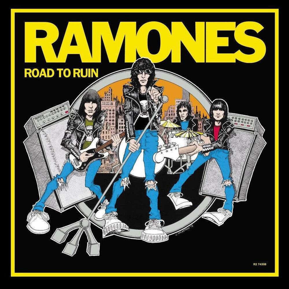 the album cover for Ramones - Road to Ruin