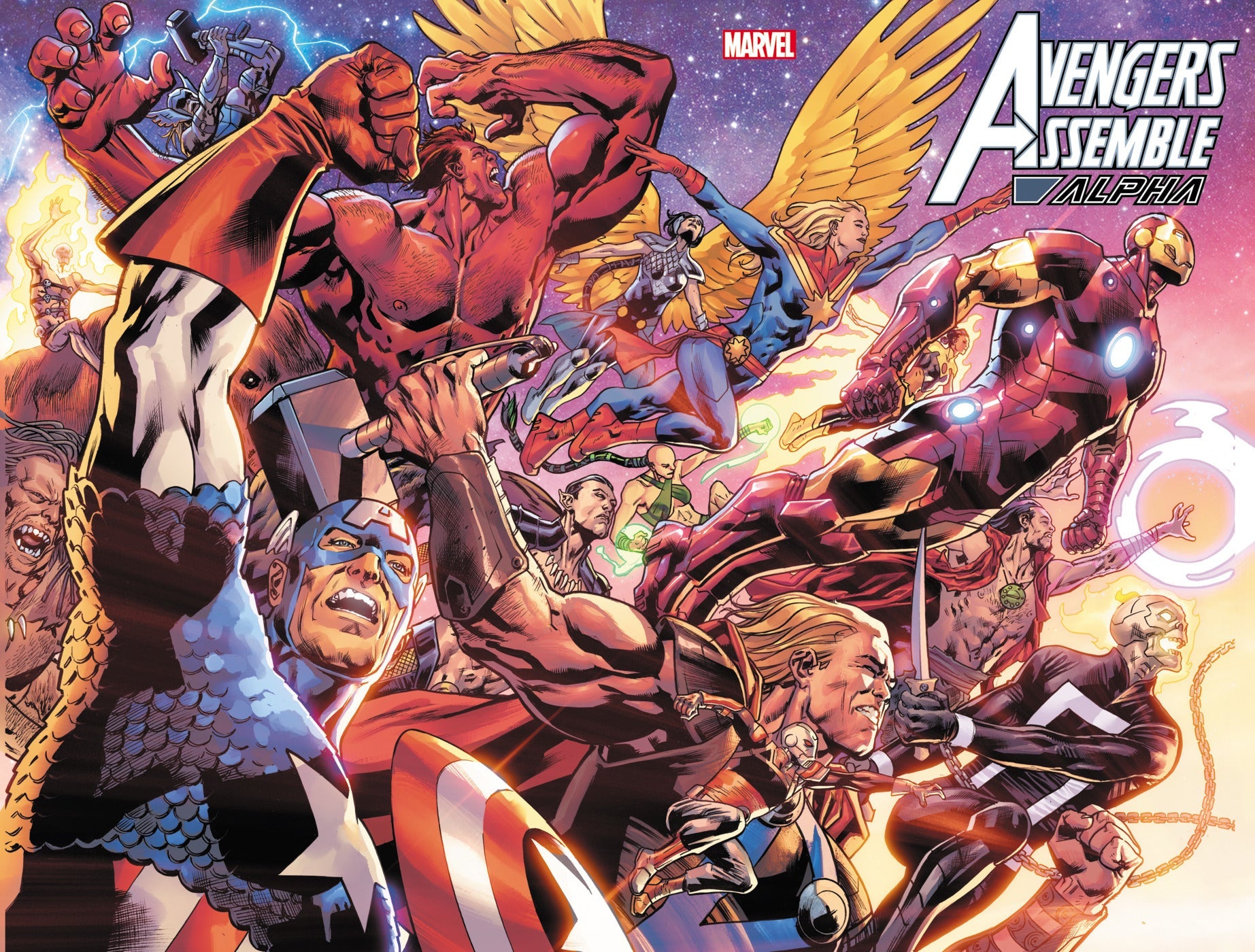 Avengers Assemble Alpha #1 A Bryan Hitch Wraparound Jason Aaron (11/30/2022) Marvel