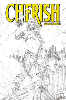 Cherish #1 G 1:20 Marc Silvestri & Ebas B&W Variant (11/02/2022) Dynamite