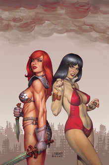 Vampirella Vs Red Sonja #1 K 1:30 Joseph Michael Linsner Virgin Variant (11/02/2022) Dynamite