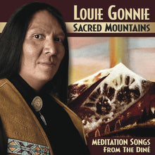 the album cover for Louie Gonnie - Sacred Mountains