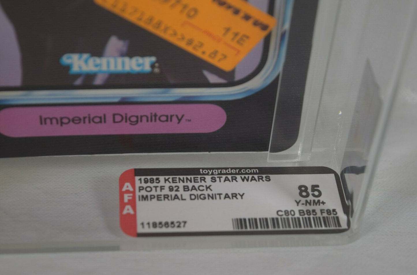 Star Wars POTF Imperial Dignitary Action Figure Kenner 1985 MOC AFA 85 Y