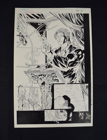 Witchblade Darkchylde 1 Image Randy Queen Splash Page Original Art Sketch
