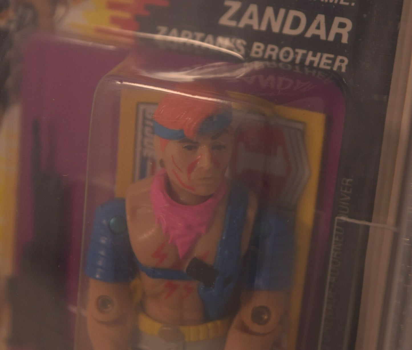 GI Joe ARAH Zandar Zartan Brother Action Figure Hasbro 1986 AFA 85