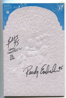 Amazing Spider-Man 400 Marvel DF Dynamic Forces Signed 3x Mark Bagley 43/250