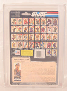 GI Joe ARAH Flint Warrant Officer Action Figure Hasbro 1985 AFA 80+