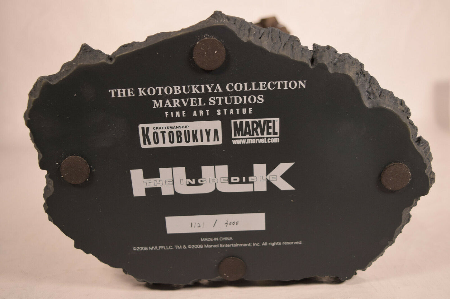 Kotobukiya The Incredible Hulk Marvel Movie Fine Art Statue Ltd 1121/3000 NIB