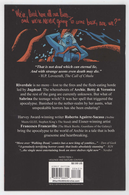Afterlife With Archie 6 B 2014 NM+ 9.6 Andrew Pepoy Variant Sabrina Witch GGA