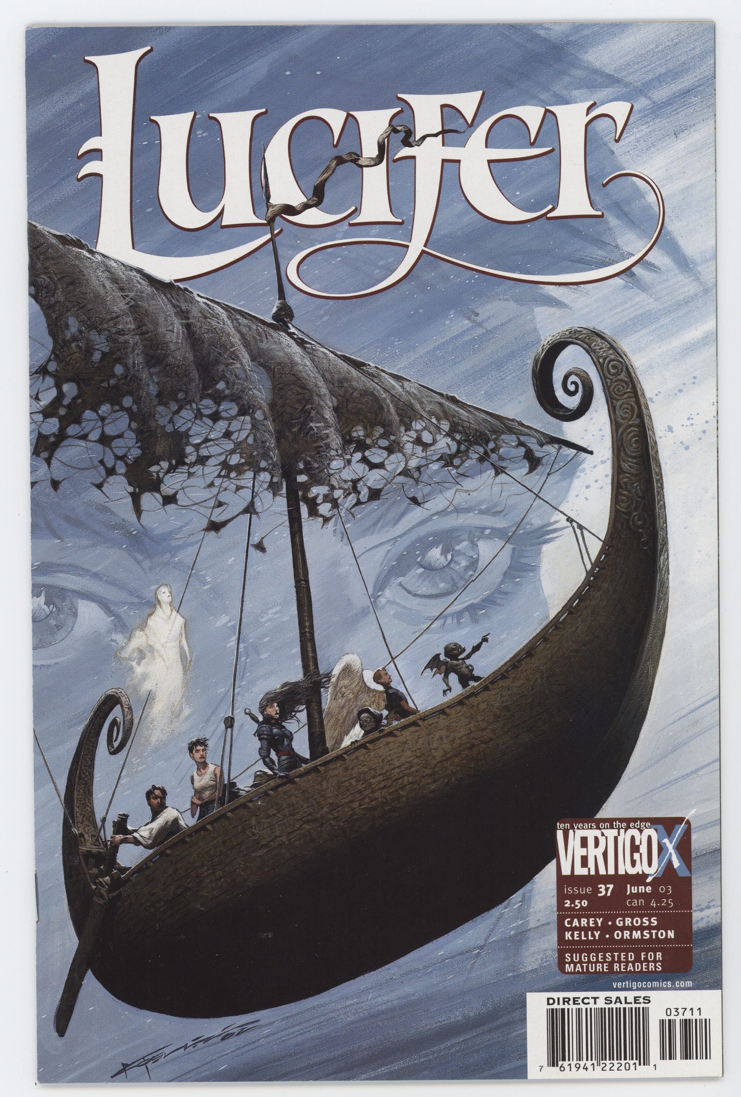 Lucifer 37 DC Vertigo 2003 NM Sandman Mike Carey