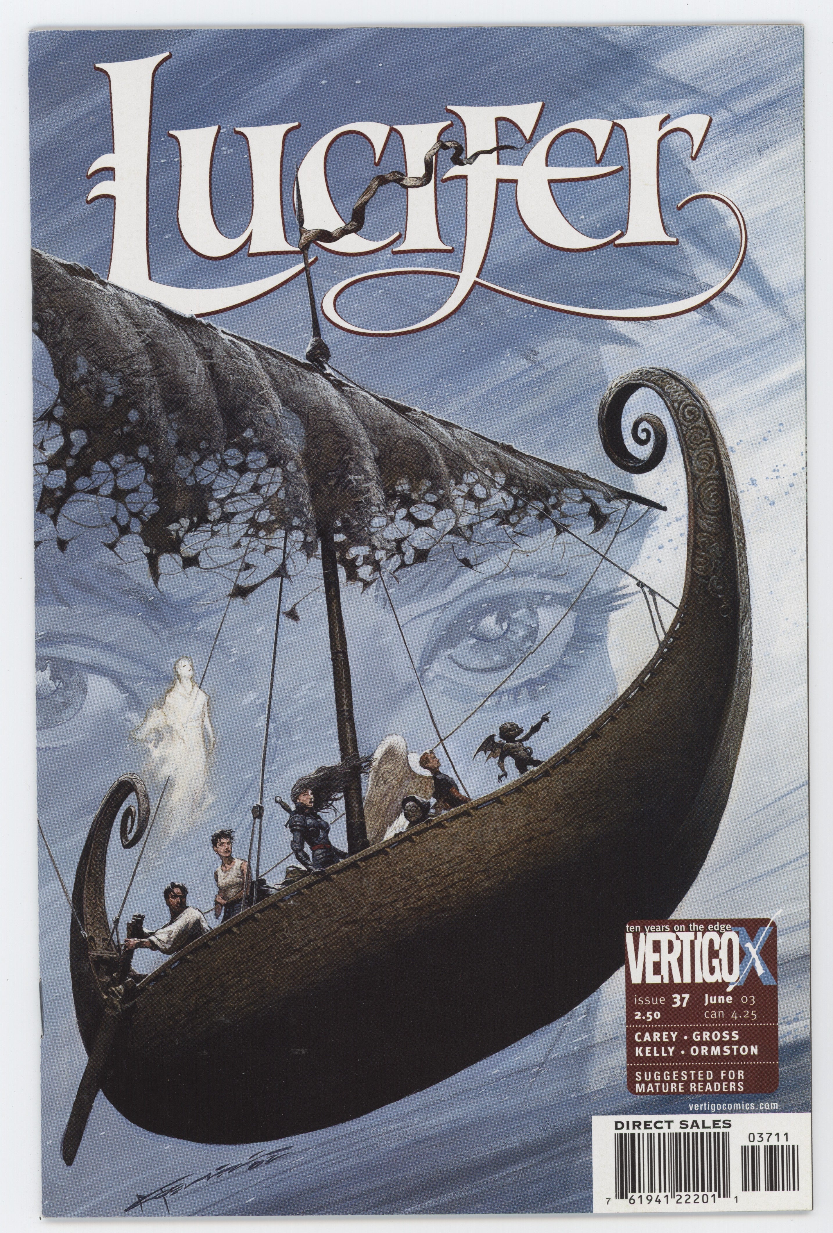 Lucifer 37 DC Vertigo 2003 NM Sandman Mike Carey