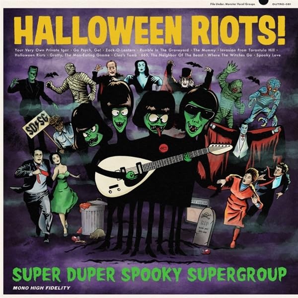 Super Duper Spooky Supergroup - Halloween Riots [LP] Vinyl Record