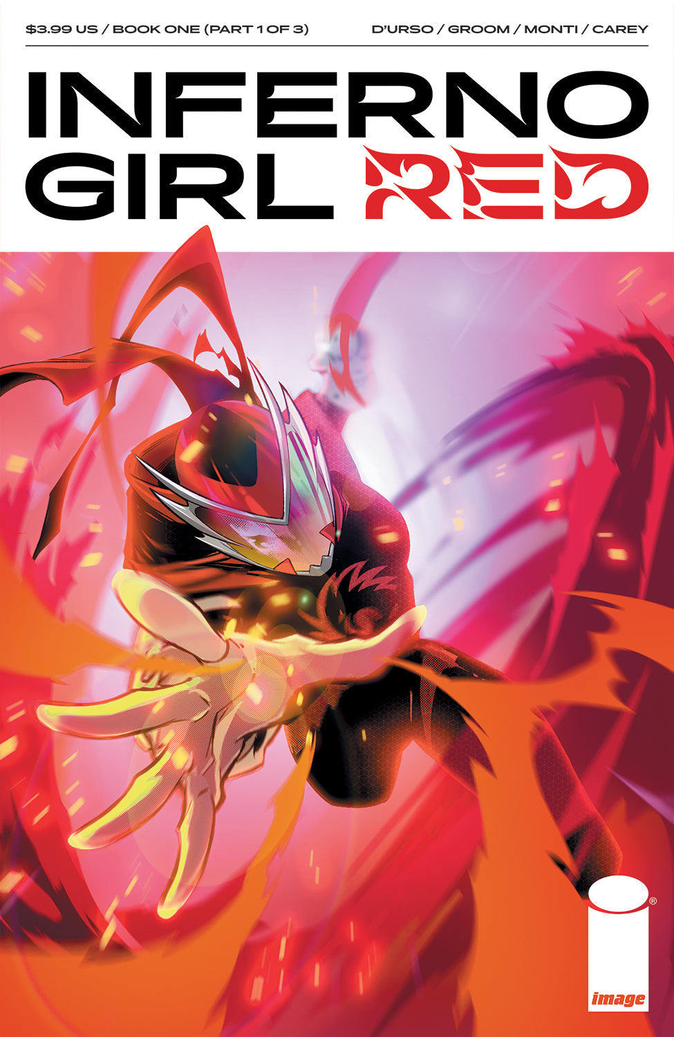 Inferno Girl Red Book One #1 (Of 3) B Francesco Manna Variant (01/25/2023) Image