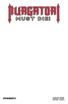 Purgatori Must Die #1 F Blank Authentix Variant (01/04/2023) Dynamite