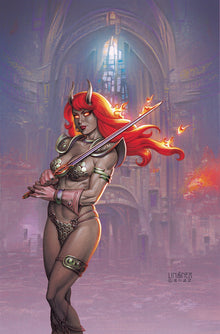 Red Sonja Hell Sonja #2 I 1:25 Joseph Michael Linsner Virgin Variant (01/11/2023) Dynamite