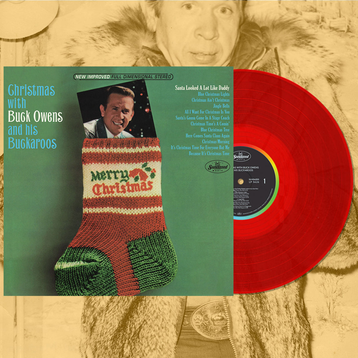 Owens, Buck and His Buckaroos - Christmas With Buck Owens And His Buckaroos (RED VINYL) [Vinyl]