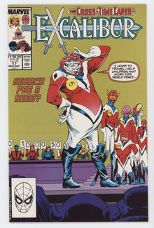 Excalibur 17 1st Series Marvel 1989 NM Phoenix Kitty Pryde Cross Time Caper
