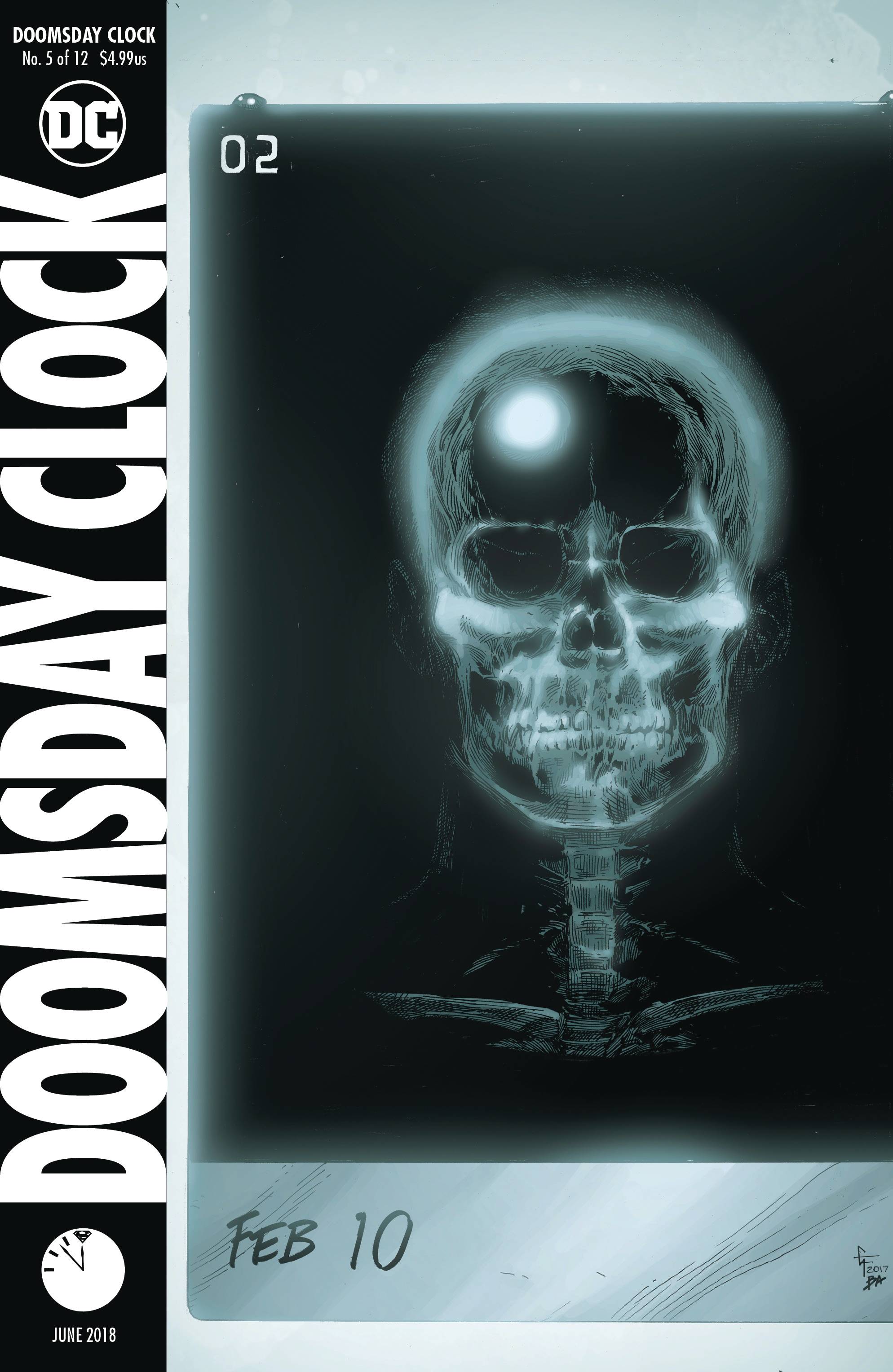 DOOMSDAY CLOCK #5 (OF 12) Geoff Johns Gary Frank (05/23/2018)
