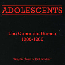the album cover for Adolescents - The Complete Demos 1980-1986