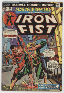 Marvel Premiere 16 1974 VG FN 2nd Iron Fist Gil Kane