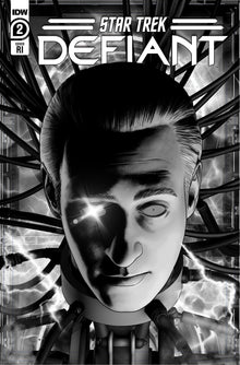 Star Trek Defiant #2 D 1:10 Angel Unzueta B&W (04/12/2023) IDW