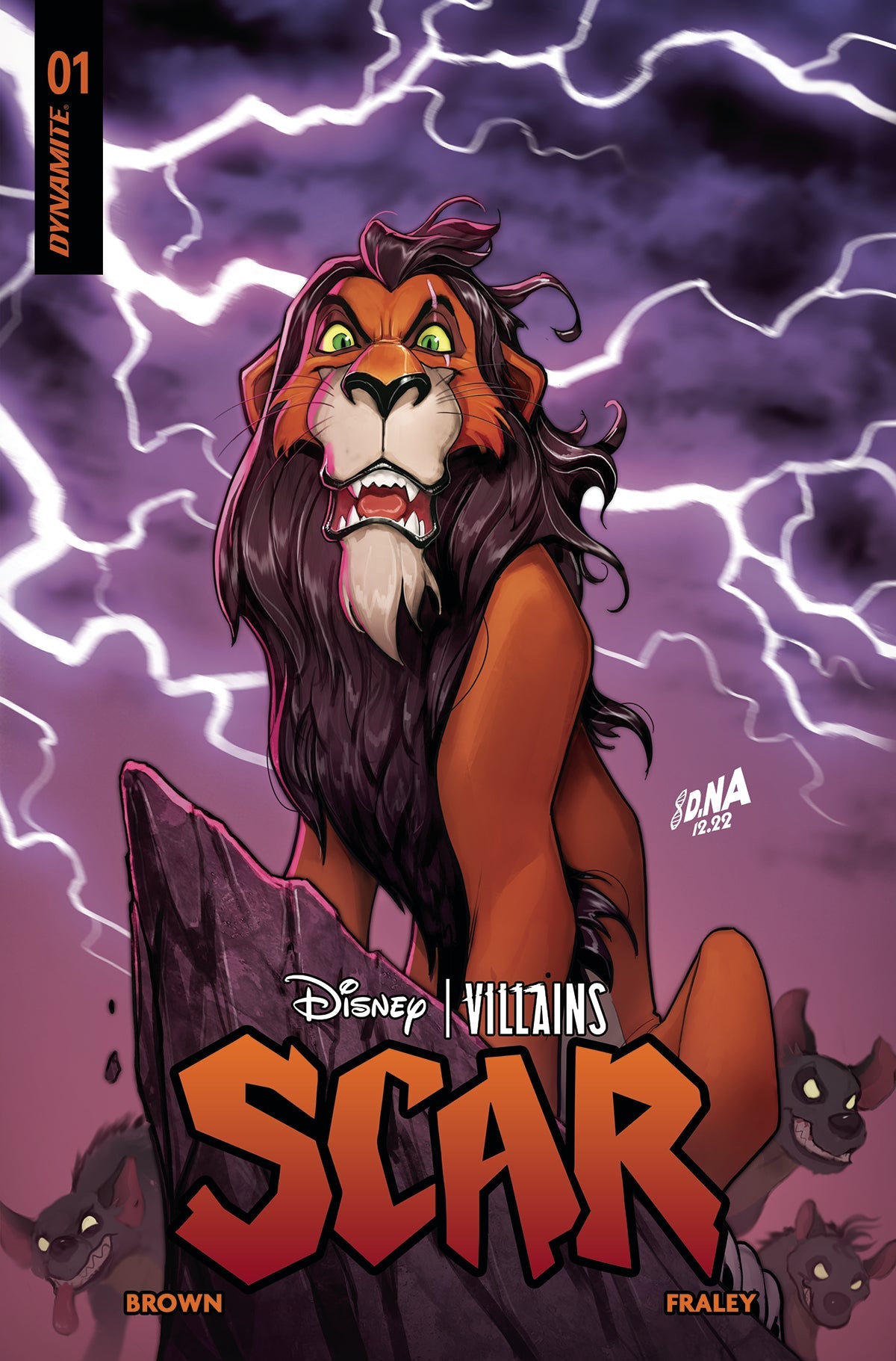 Disney Villains Scar #1 G 1:10 David Nakayama Original Variant (04/05/2023) Dynamite