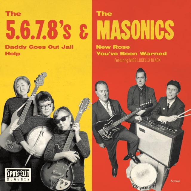 5.6.7.8'S & The Masonics - Japan Tour Ep - 7 Inch Vinyl