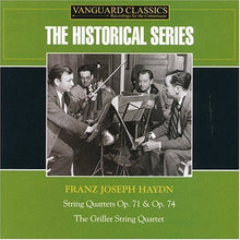 the album cover for Griller String Quartet - Haydn: String Quarterts Op 71 & Op 74 [Remastered]
