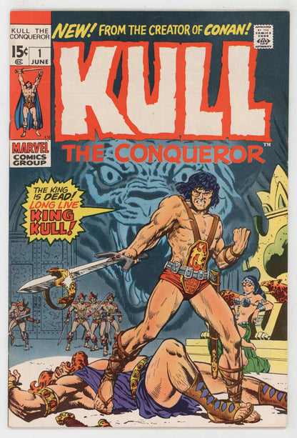 Kull The Conqueror 1 Marvel 1971 VF Conan Barbarian Ross Andru Roy Thomas