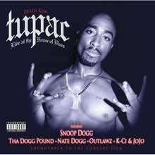 the album cover for 2pac - Live at the House of Blues