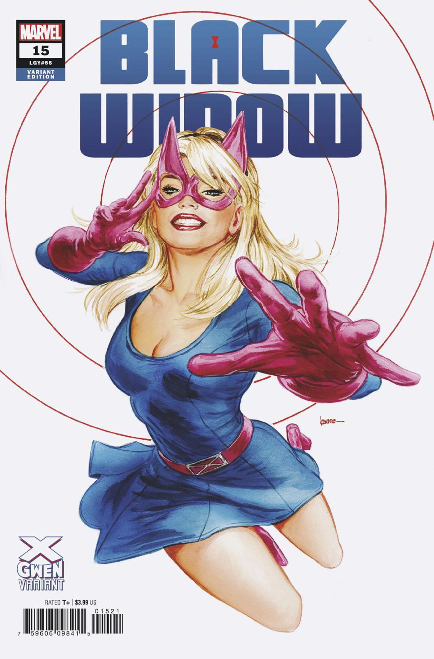 Black Widow #15 B Kaare Andrews X-Gwen Variant (04/06/2022) Marvel