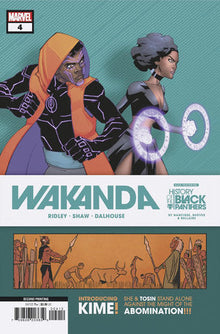 Wakanda #4 A (Of 5) 2nd Print Variant (03/08/2023) Marvel