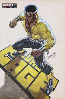 Daredevil #4 D J Scott Campbell Anniversary Variant Luke Cage (10/12/2022) Marvel