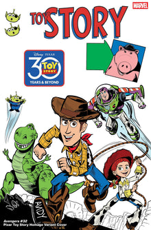 Avengers #32 C Marco Forcelloni Pixar Toy Story Homage Variant (11/05/2025) Marvel