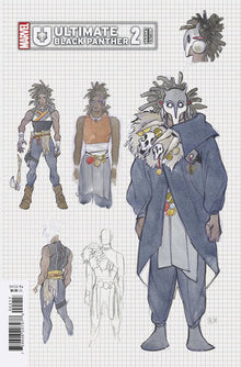 Ultimate Black Panther #2 D 1:10 Peach Momoko Design Variant (03/13/2024) Marvel