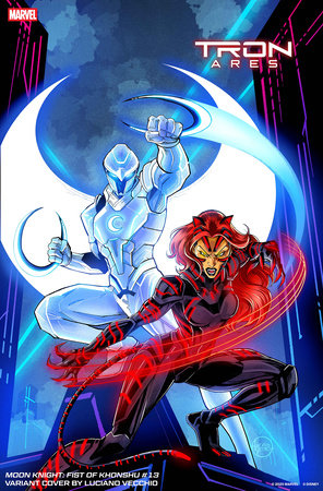 Moon Knight Fist Of Khonshu #13 E Luciano Vecchio Tron Ares Variant (10/22/2025) Marvel