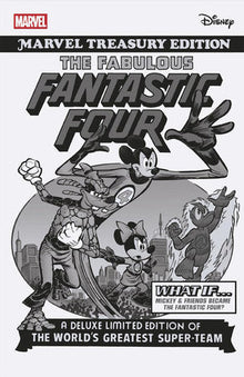 Fantastic Four #2 J 1:100 Alessandro Pastrovicchio B&W Disney What If? Fantastic Four Homage Variant (08/13/2025) Marvel