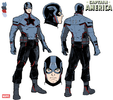 Captain America #2 F 1:10 Valerio Schiti Design Variant (08/06/2025) Marvel