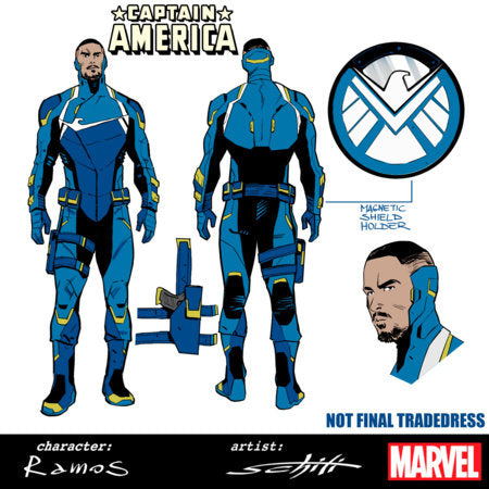 Captain America #6 G 1:10 Valerio Schiti Design Variant (01/21/2026) Marvel