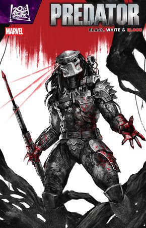 Predator Black White & Blood #2 C 1:25 Skan Variant (08/27/2025) Marvel